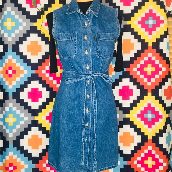 Esprit Dresses & Skirts - Vintage 90’s Esprit denim dress Sz 1/2